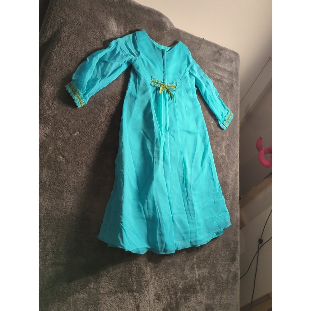 Vintage Union Made ILGWU Kids girls dress. Sz 12. Rare - Picture 7 of 16